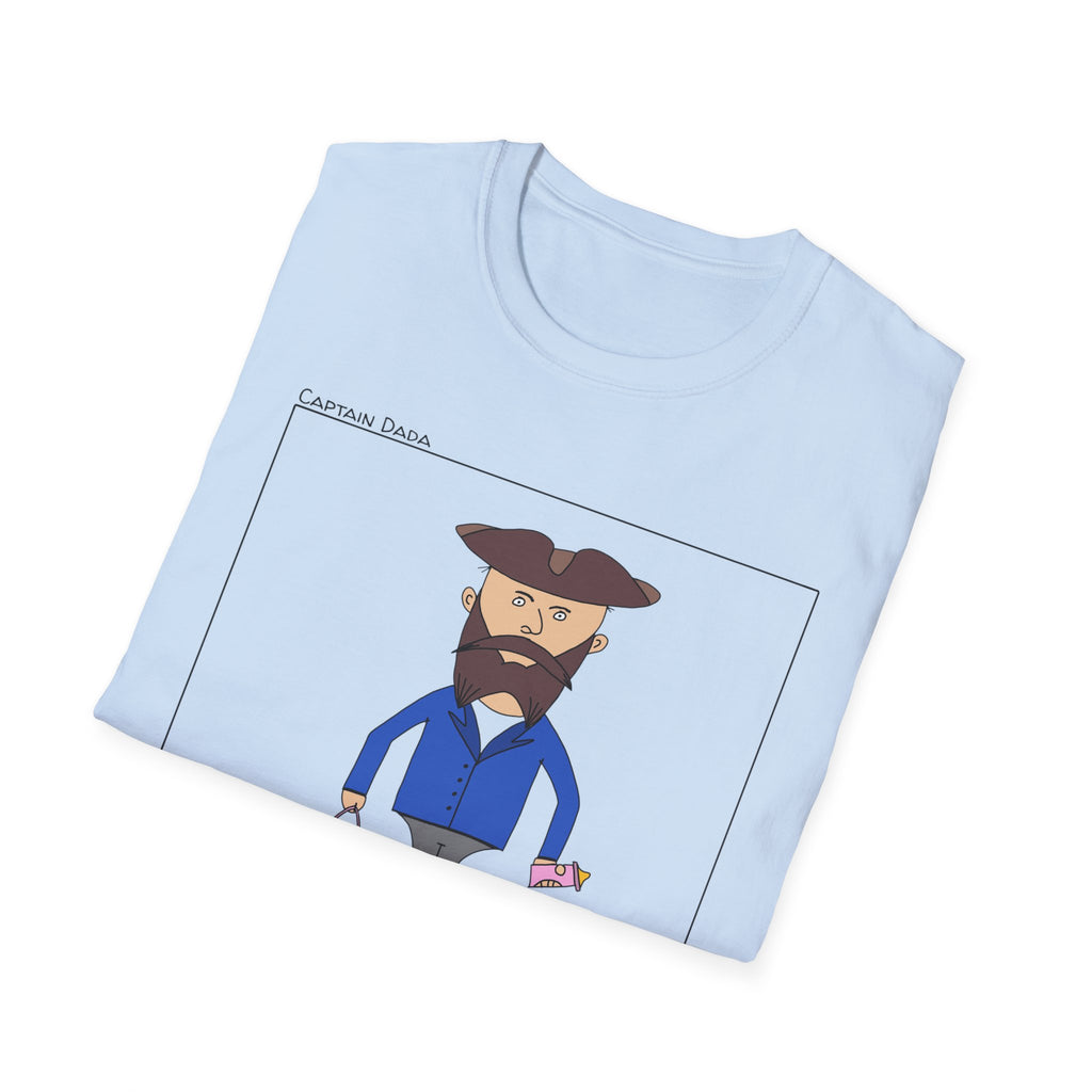 'Captain Dada' - Pirate Dad Comic T-Shirt