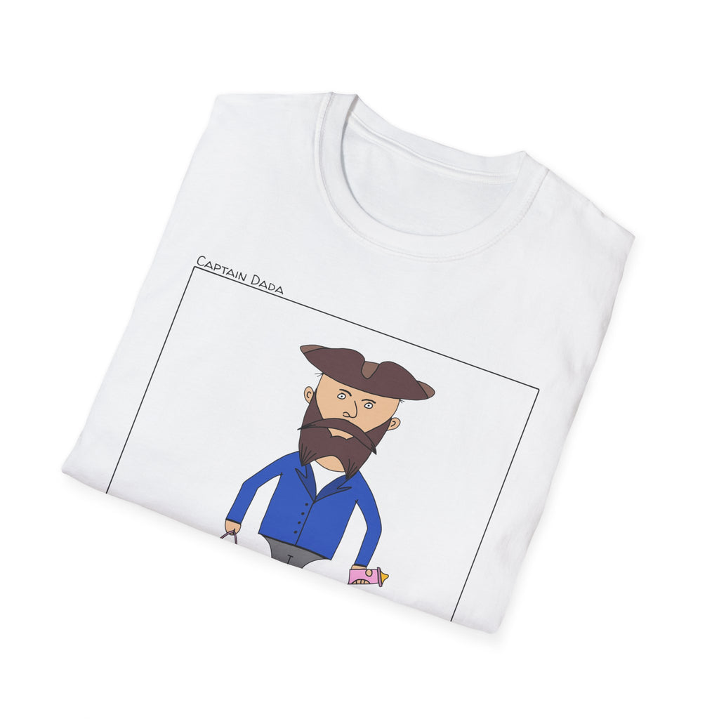 'Captain Dada' - Pirate Dad Comic T-Shirt